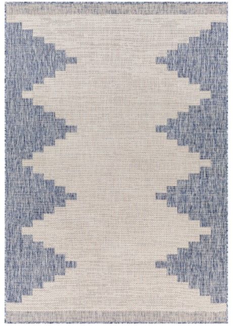 Surya Eagean Navy/Taupe 4'x6' Area Rug-0