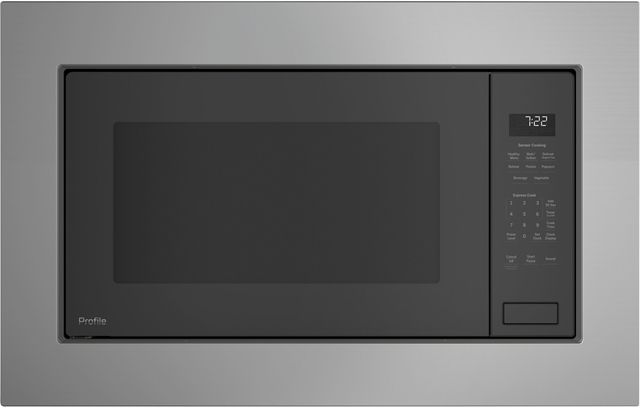GE® 29.75" Stainless Steel Built In Microwave Trim-1