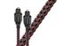 AudioQuest® Cinnamon Optical 8.0 m Toslink Fiber-Optic Cable + Mini-Adaptor, Black with Red Stripes-0