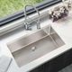 Elkay Lustertone Iconix® Luminous Satin 32-1/2" x 19-1/2" x 9" Single Bowl Undermount Sink with Perfect Drain®-4