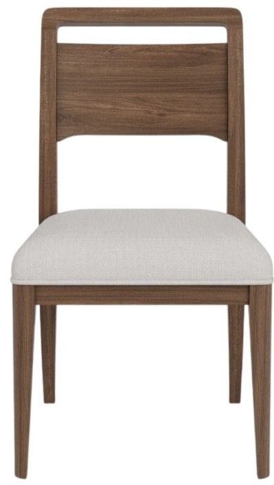 Riverside Furniture Delia 2-Piece Nouveau Walnut/White Dining Side Chair-2