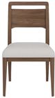 Riverside Furniture Delia 2-Piece Nouveau Walnut/White Dining Side Chair-2