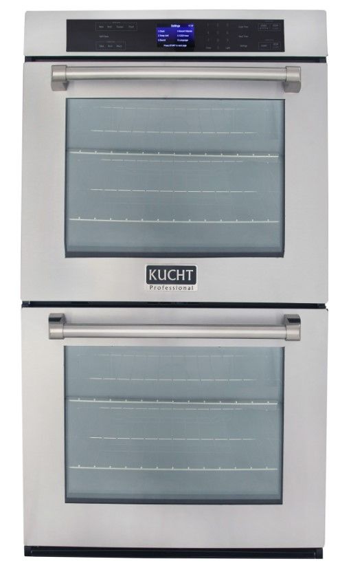 Kucht Professional 30" Stainless Steel Double Electric Wall Oven-0