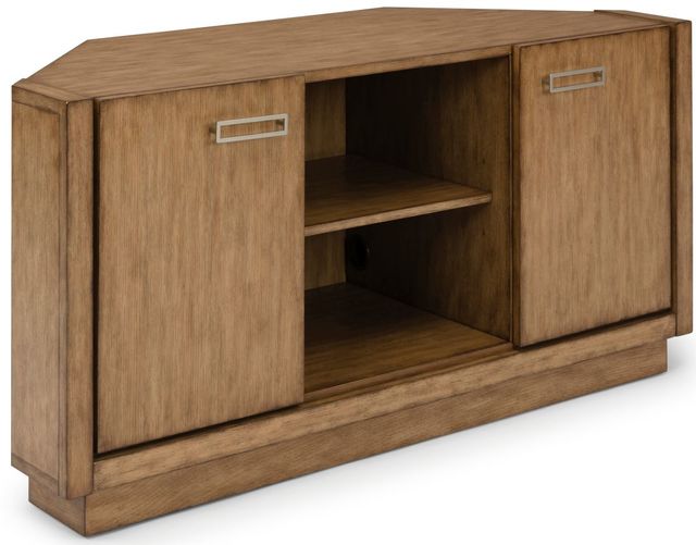 homestyles® Big Sur Oak Corner Entertainment Console-2
