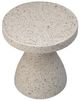 Dovetail Furniture Savitri Off White Terrazzo Outdoor Side Table-2