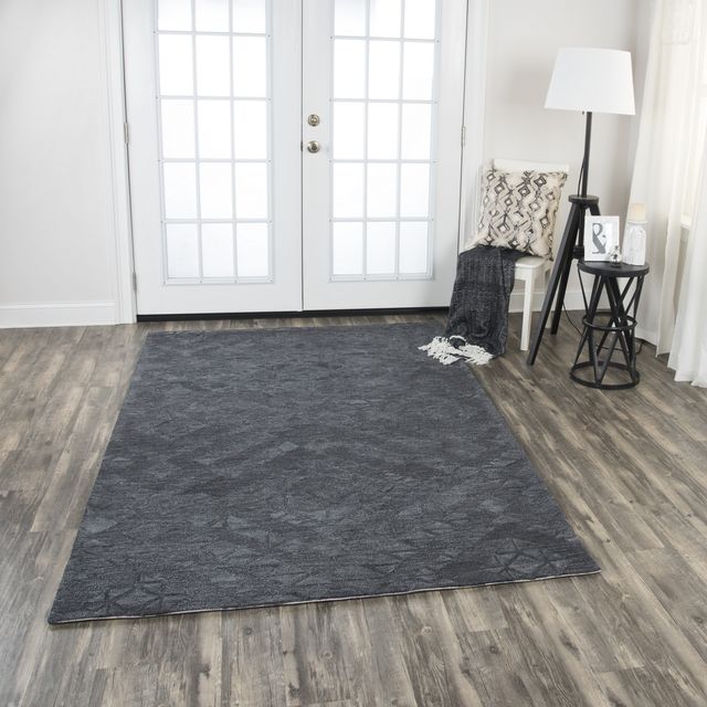 Rizzy Home Fifth Avenue Dark Gray 9' x 12' Rug-2