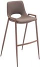 Zuo® Modern Desi Brown/Walnut Barstool-1