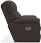 La-Z-Boy® Morrison Espresso Leather Power Rocking Recliner with Headrest-2