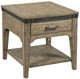 Kincaid Furniture Plank Road Artisan's Stone Drawer End Table-0