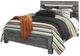 Signature Design by Ashley® Cazenfeld 2-Piece Black/Gray King Panel Bed Set-1