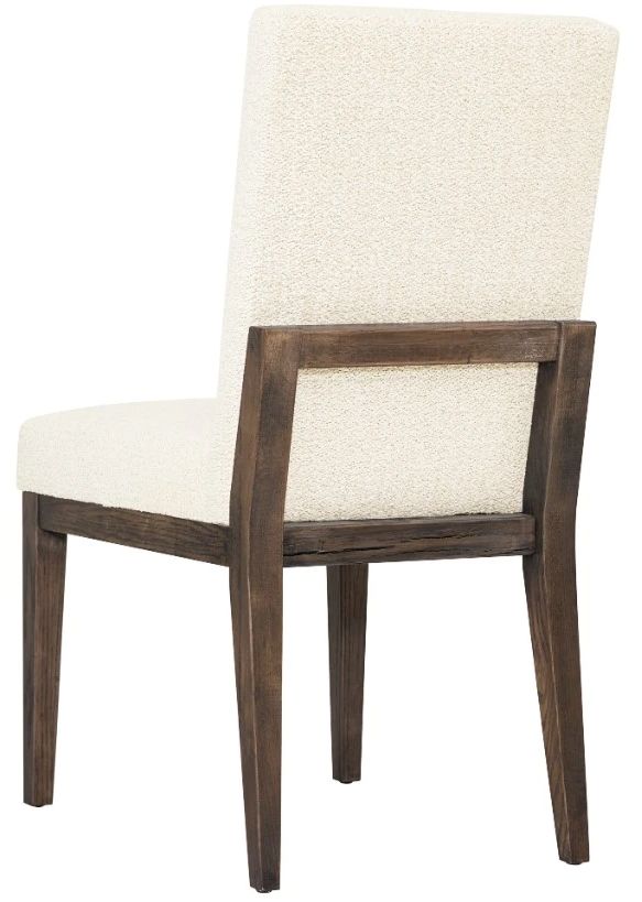 Artisan & Post by Vaughan-Bassett Dovetail Aged Gray/White Upholstered Dining Side Chair-1