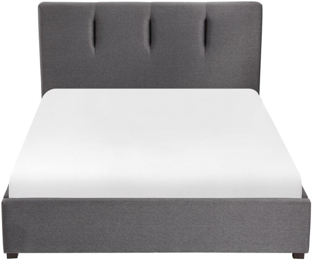 Homelegance® Aitana Graphite Full Upholstered Platform Storage Bed-2