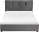 Homelegance® Aitana Graphite Full Upholstered Platform Storage Bed-2