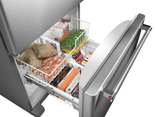 KitchenAid® Architect® Series II 22.0 Cu. Ft. Bottom Freezer Refrigerator-Stainless Steel-3