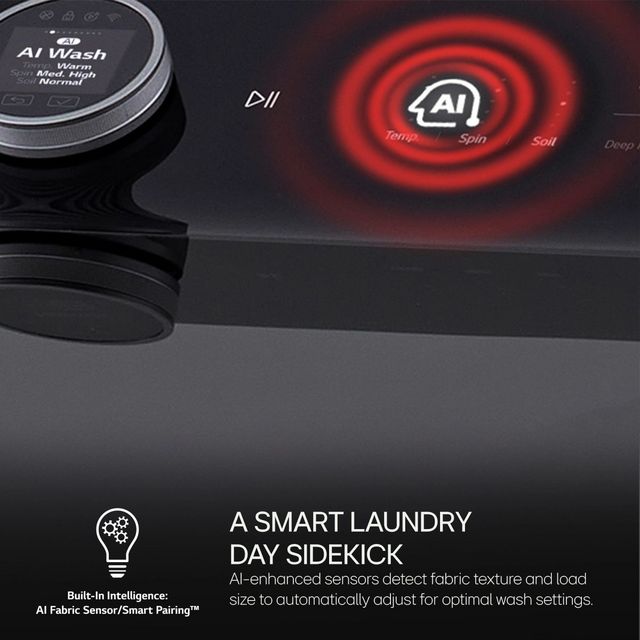 LG 5.5 Cu. Ft. Matte Black Top Load Washer -7