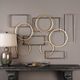 Uttermost® Elias Brushed Bronze/Gold Leaf Wall Decor-1
