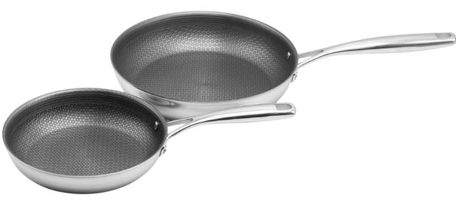 Kucht Professional Stainless Steel 2-Piece Honeycomb Non-Stick Pan Set-0