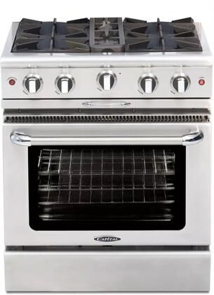 Capital Cooking™ Culinarian 30" Stainless Steel Freestanding Gas Range-0