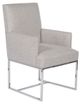 Vanguard® Furniture Michael Weiss Colton Light Gray/Stainless Steel Arm Chair-0