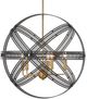 Uttermost® Spherical Dark Bronze Pendant-3