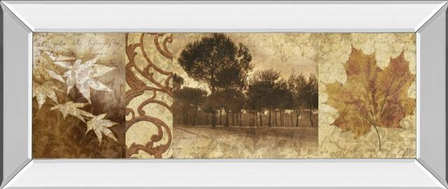 Classy Art Equinox I by Keith Mallet Mirror Framed Wall Art-0