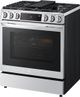LG 30" PrintProof™ Stainless Steel Slide In Dual Fuel Range-4