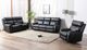 Mazin Furniture Carnegie Black Manual Rocker Recliner -4