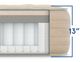 Bear Natural 13" Wrapped Coil Medium Firm Tight Top California King Mattress-2