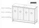 International Furniture Direct Dark Ebano Black Console-2