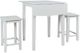 Jofran Inc. Eastern Tides 3-Piece ET Brushed White Counter Dining Set-0