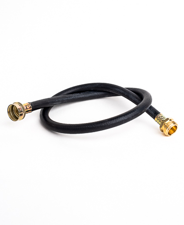3 Ft. Black Rubber Extension Hose-0