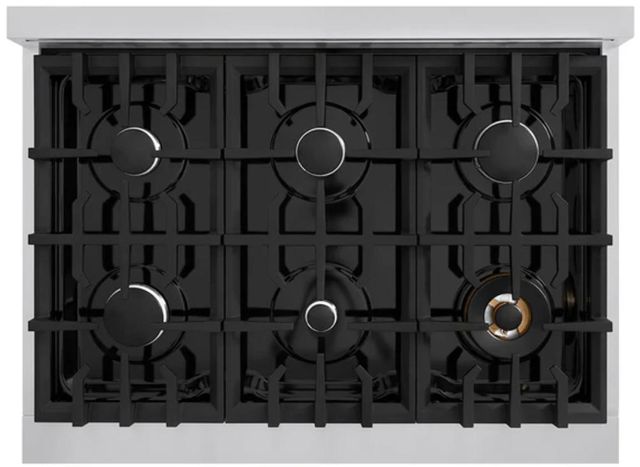 ZLINE Classic 36" Stainless Steel Gas Rangetop with Griddle-2