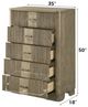 ACME Furniture Lakkari Antique Oak Chest-2