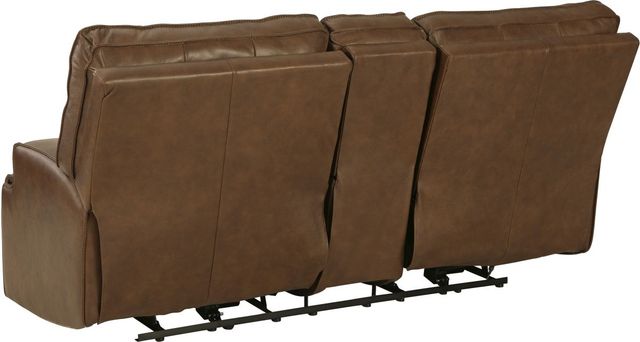 Signature Design by Ashley® Francesca Auburn Power Reclining Loveseat with Console and Adjustable Headrest-3