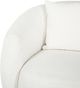 Primo™ International Diana White Upholstered Curved Loveseat-4