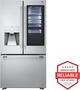 LG Studio 23.5 Cu. Ft. Stainless Steel Counter-Depth French Door Refrigerator with CraftIce™-1
