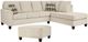 Signature Design by Ashley® Abinger 2-Piece Natural Living Room Set-0
