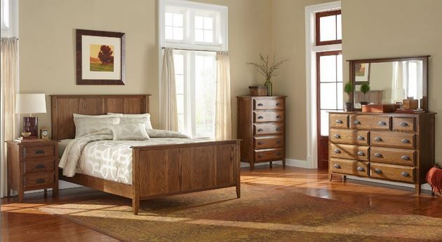 Summit Complete Bedroom Set With Panel Bed Frame-0
