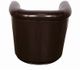 Porter International Designs Marvel Chocolate Barrel Accent Swivel Chair-3