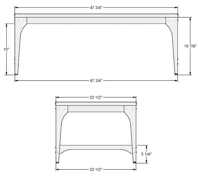 Amisco Customizable Elwood Coffee Table-2
