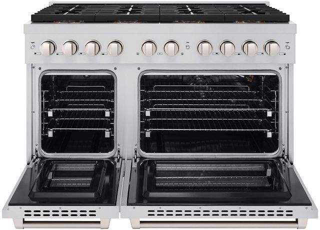 ZLINE Paramount Series 48" Stainless Steel Pro Style Gas Range with 8 Burner DuoPro™ Cooktop and Dual Ovens-1
