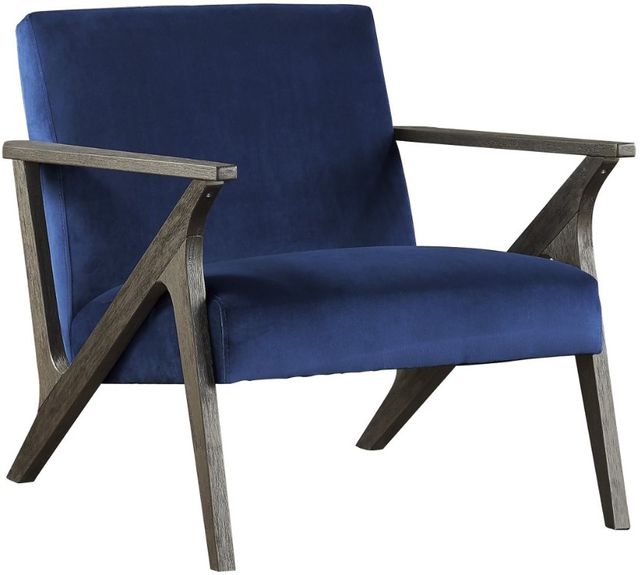 Homelegance® Coriana Navy Accent Chair-0