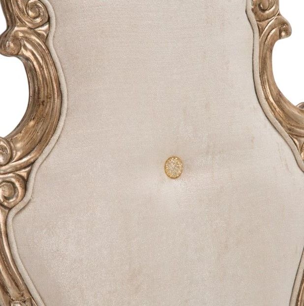 Michael Amini® Platine De Royale™ Beige/Champagne Desk Chair-2