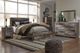 Benchcraft® Derekson 3-Piece Multi Gray Full Panel Storage Bed Set-4
