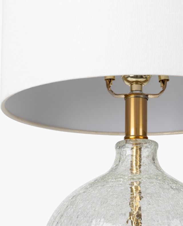 Surya Enid Crackle Clear Table Lamp-2