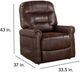 Steve Silver Co. Ottawa Walnut Power Lift Recliner-3