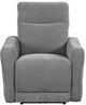 Homelegance® Edition Dove Gray Power Recliner with Power Headrest-2