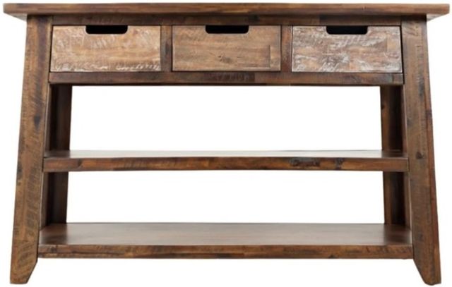Jofran Inc. Painted Canyon Brown Sofa Table-2