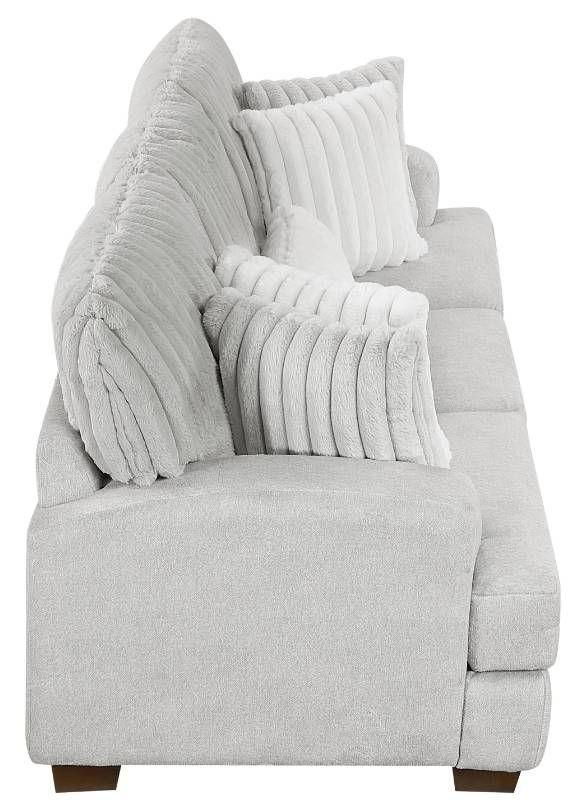Homelegance® Santiago Light Gray Sofa-3