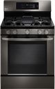 LG 30" Black Stainless Steel Free Standing Gas Range-0